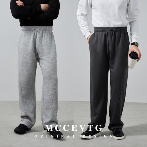 MCCEVTG美式340G重磅弯刀卫裤