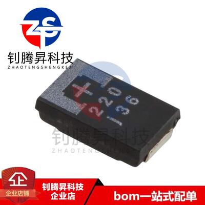 原装 10TPE220ML 220uF ±20% 10V D型 7343 高分子聚合物钽电容