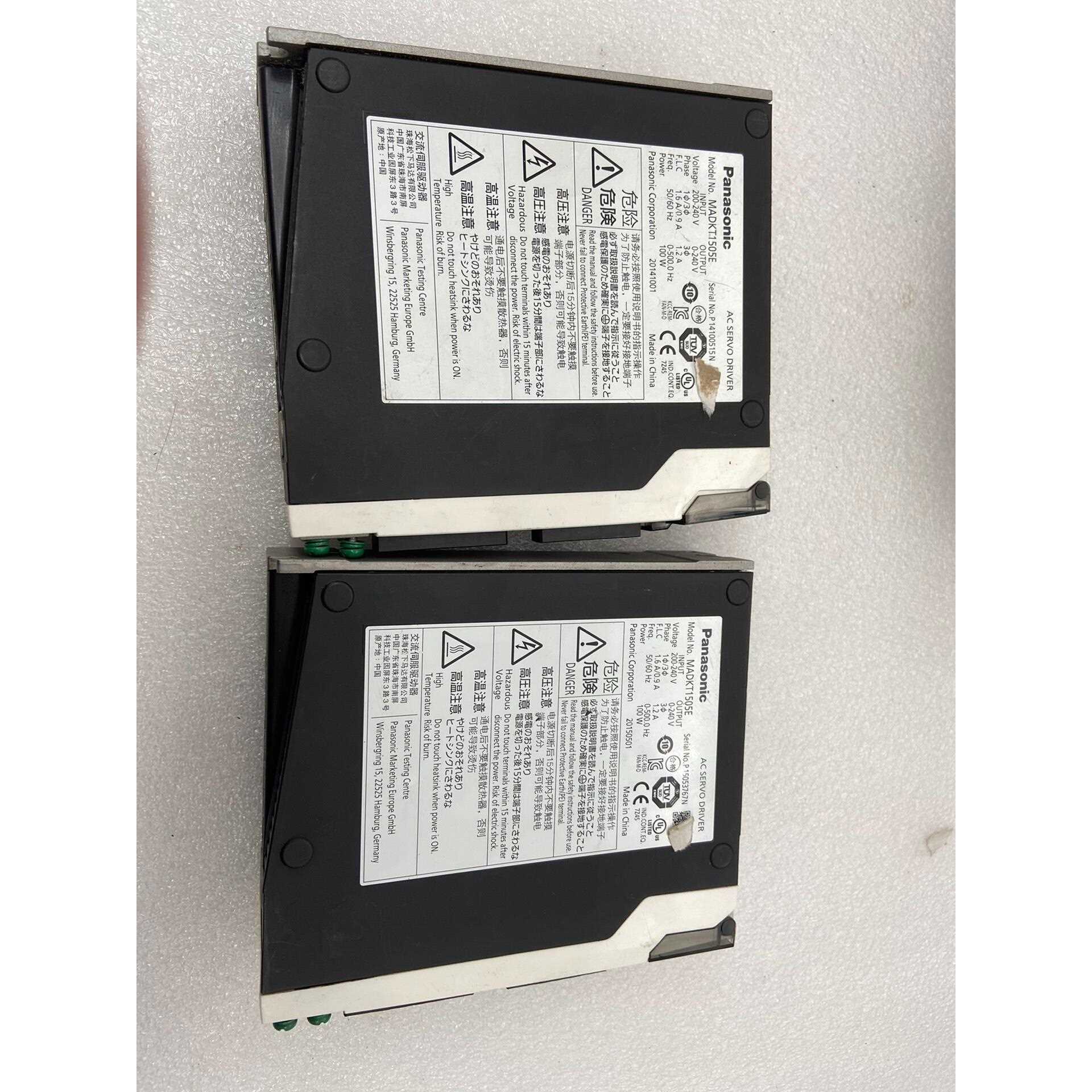 标价是空箱-100W伺服驱动器MADKT1505E，成色不错，功能包议价