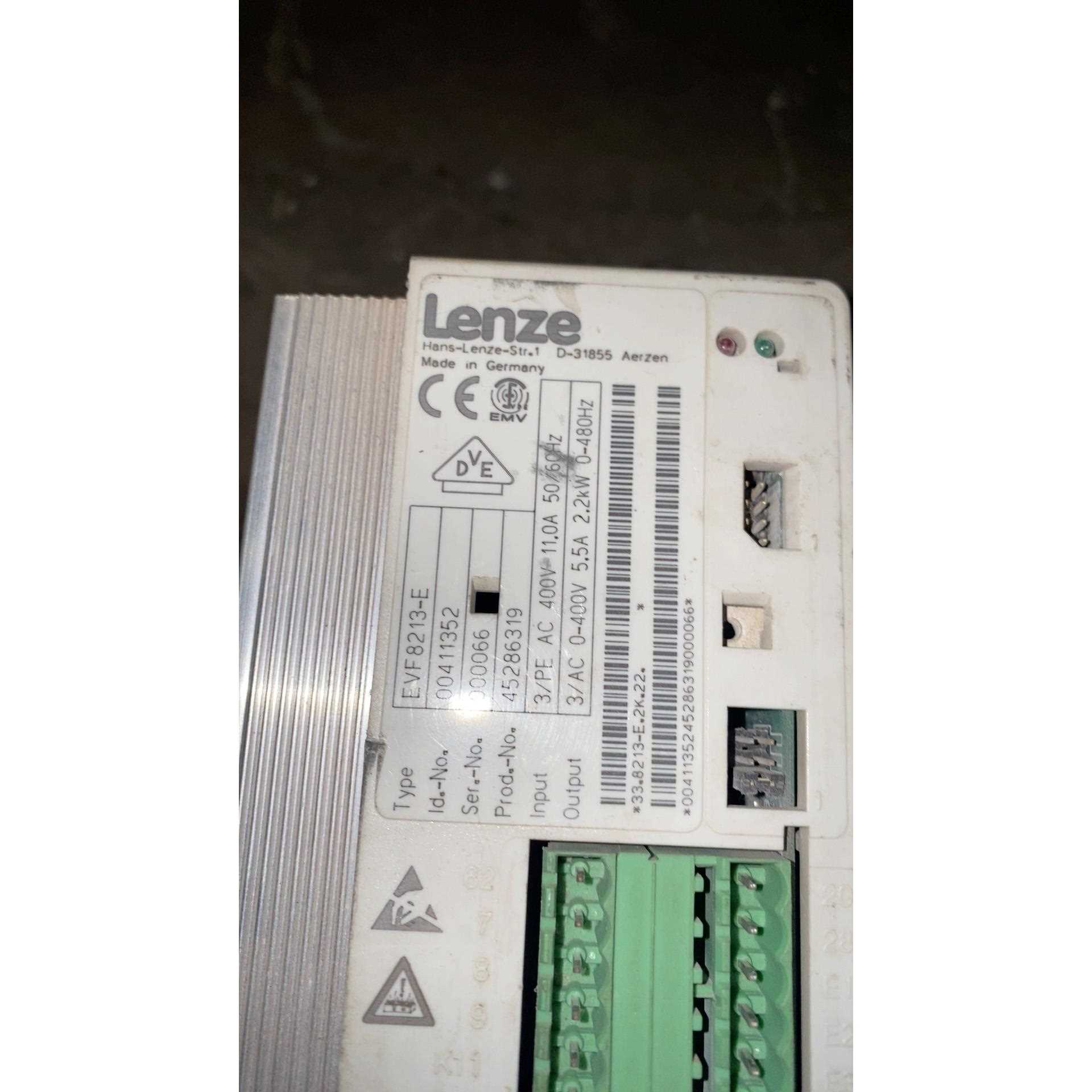 标价是空箱-EVF8213-E 2.2KW 伦茨驱动器 实拍图 不会测试议价