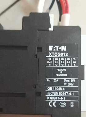 标价是空箱-伊顿穆勒接触器XTCG012，几乎全新 拆机议价