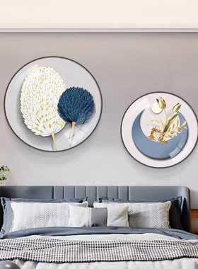 卧室床头装饰画现代高级感主卧房间挂画客厅沙发背景墙面壁画挂件