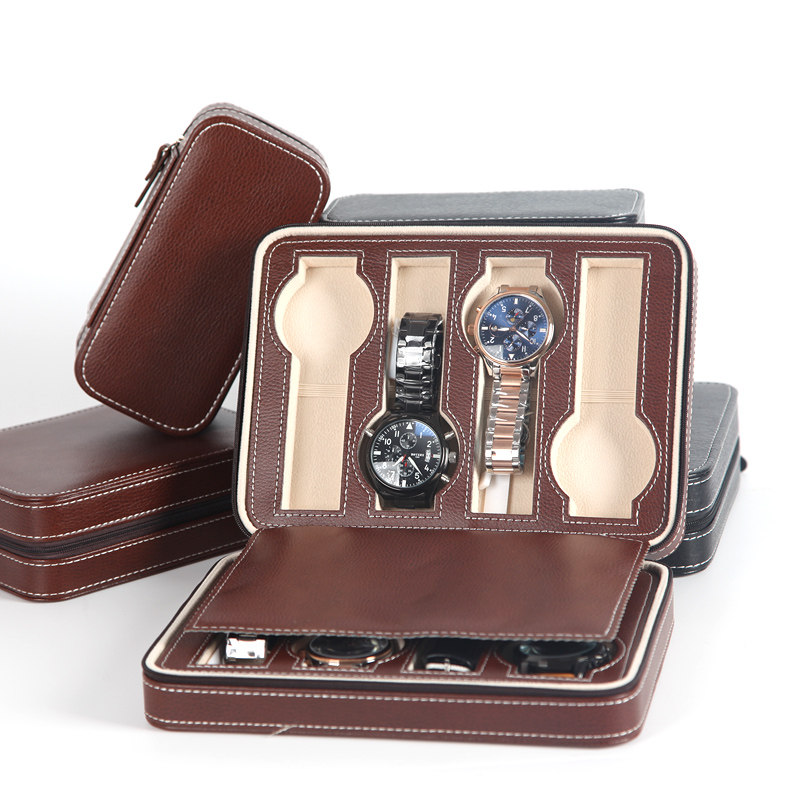Simplicity 8 zipper watch Jewelry Pouch PU portable travel watch storage box Watch bagin the Accessories/Fashion Jewelry, Jewelry storage , Jewelry Box  category - from Buy2taobao.com to provide professional Taobao agent buy service