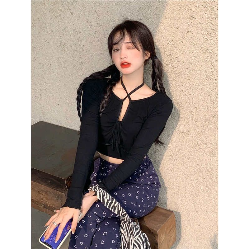 Real price bandage cardigan women's new slim fit in spring and Autumn