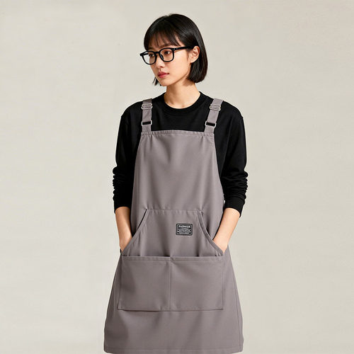 美术生专用画画围裙防水耐脏成人油画反穿罩衣袖套学生画室工作服