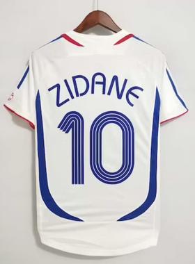 French retro jersey 2006 World Cup football shirt Zidane