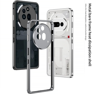 适用于Nothing Phone (3a) Pro 海外版手机壳Nothingphong3Apro卡扣金属边框超薄散热防摔铝合金外壳3A