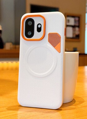适用一加15T手机壳网红超薄皮纹金甲纯色oneplus13T保护套潮牌1+15磁吸散热五金