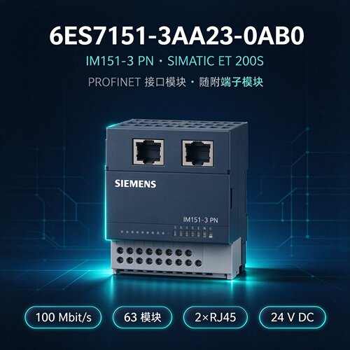 西门子IM151-3PNET200S接口模块