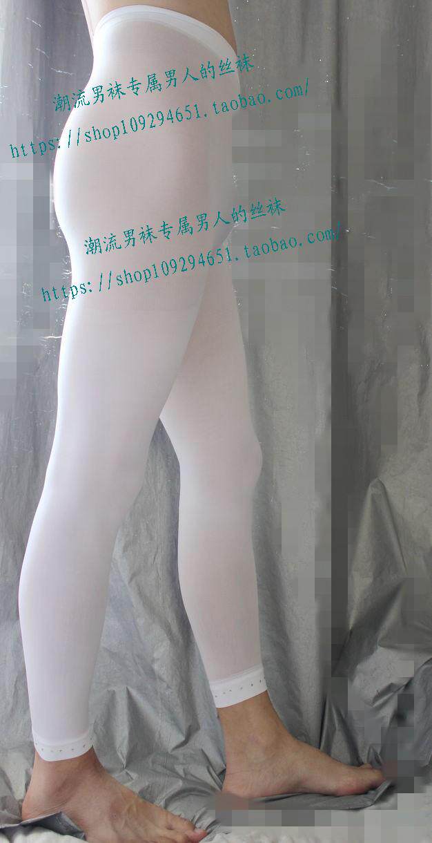 天鹅绒白色性感微透紧身打底丝袜