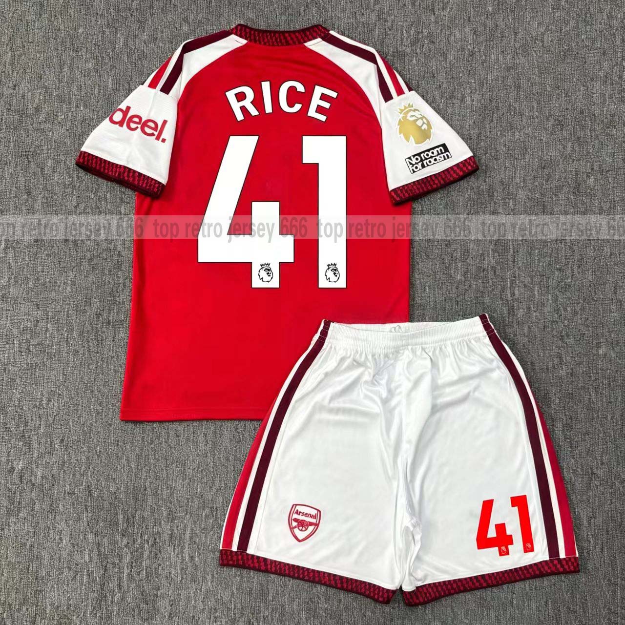 26/27 Arsenal Kids kit SAKA RICE G.JESUS Ødegaard Jerseys图片