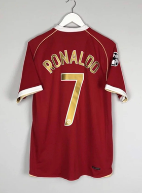 06 07 Manchester Utd RONALDO ROONEY United Soccer Jerseys