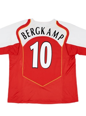 04 05 Retro Arsenal Home PIRES Bergkamp HENRY Soccer Jersey