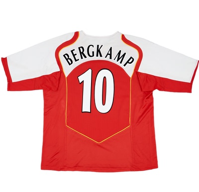 04 05 Retro Arsenal Home PIRES Bergkamp HENRY Soccer Jersey