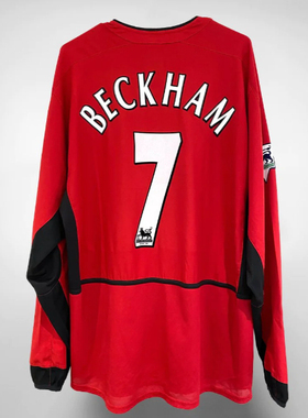 Retro 02 04 Manchester UTD RONALDO United long Soccer Jersey