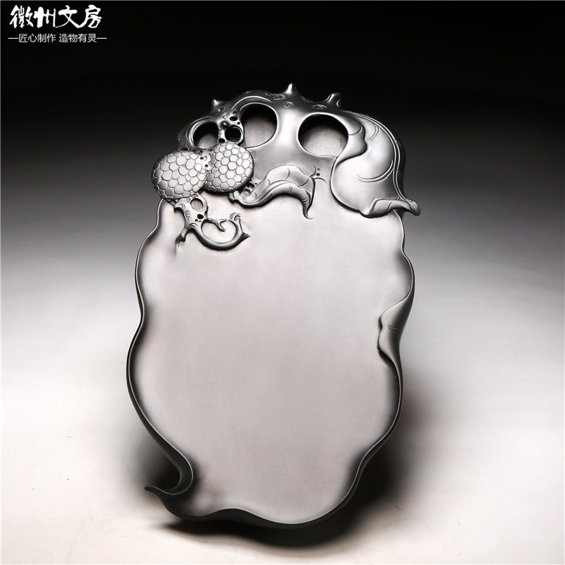 非遗大师作品 大业有成 老坑砚台高档文房四宝礼品书法绘画专业级