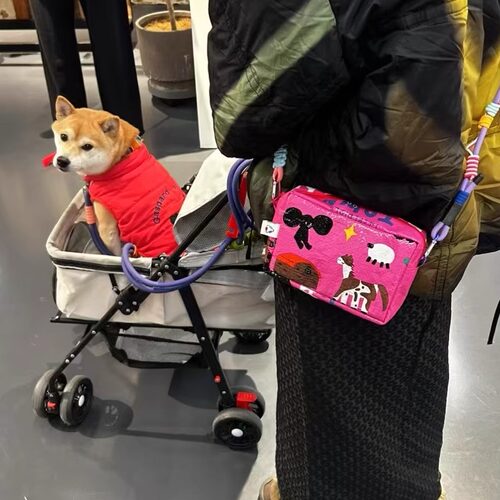 镜子动物园防水化妆包多用收纳女生轻便编织袋回收改造remake包包