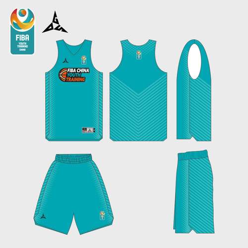 FIBA中国青训官方授权少年3X3单面基础球服