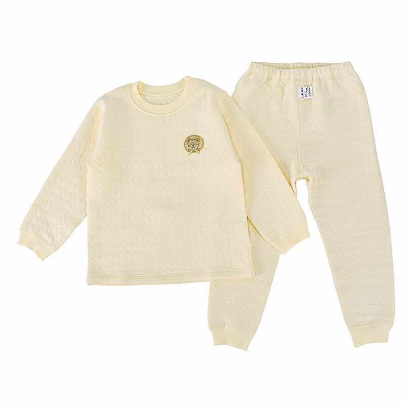 RABBI CHILDRENS NEW THERMAL UNDERWEAR COVER MEN AND WOMEN BABY AUTUMN AND WINTER BABY THIN COTTON NON-SEAMLESS COTTON PAJAMAS