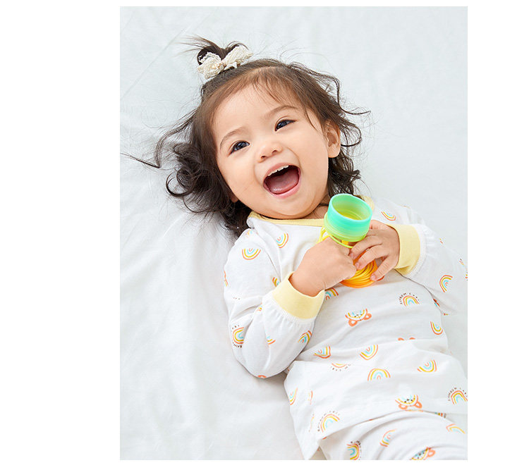 RABIS NEW BABY UNDERWEAR SET PURE COTTON BABY AIR-CONDITIONED CLOTHES MENS AND WOMENS PAJAMAS SPRING AND SUMMER THIN CLOTHES