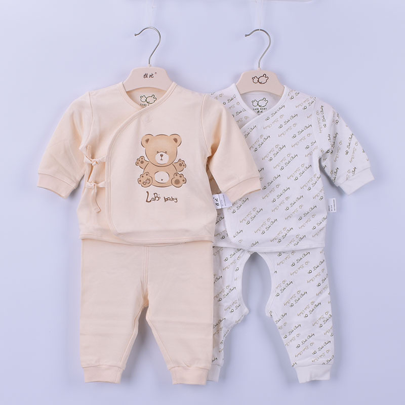 RABBI INFANT OPEN COTTON 0-3 MONTHS 6 BABY MONK BABY FOUR SEASONS UNDERWEAR SET