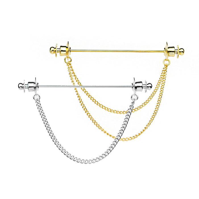 法式流苏金属高档男女配饰领针