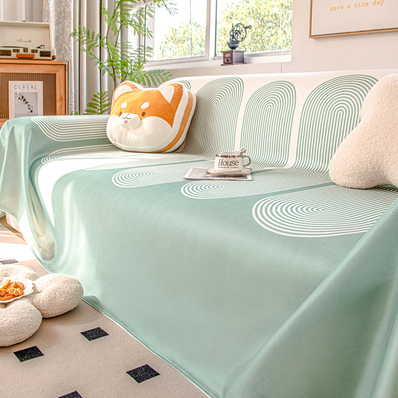 冰丝凉感防滑全包沙发垫