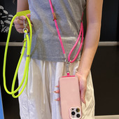 钛原色高端手机挂绳斜跨可背欧洲防盗可调节防丢链条男女手腕吊绳