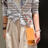 手机挂绳奢华满钻挂链长款 蝴蝶结饰品挂脖带子高端水钻女生手提链