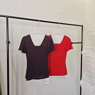 休闲打底上衣T恤小衫 LION&CAT 针织小飞袖 新款 617308 26年早春春季