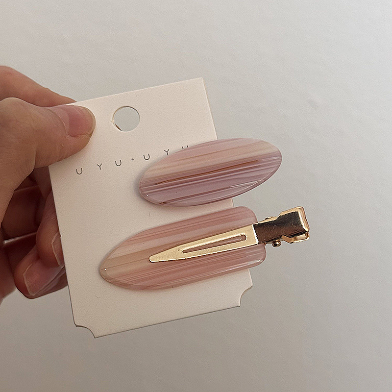 糖果色发夹侧边刘海夹无痕发卡少女网红化妆顶夹头饰夏季新款2023