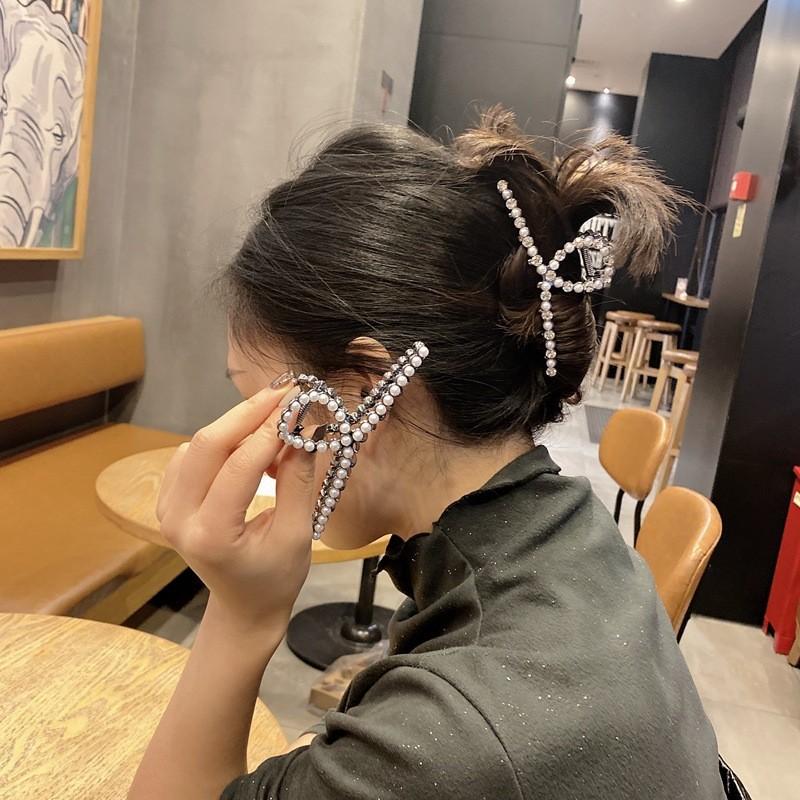 秋冬新款毛绒绒抓夹发夹