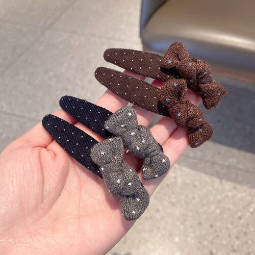 新款韩系蝴蝶结发夹刘海BB夹