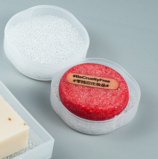 旅行便携海绵网 沥水快干肥皂盒 密封手工皂带盖塑料沥水香皂托