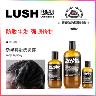 英国Lush防脱杂果宾治rehab洗发露控油蓬松洗发水果香 网红热荐