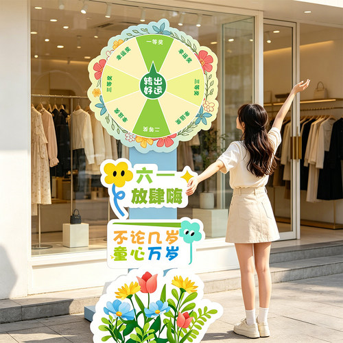 抽奖转盘开业店庆活动用品