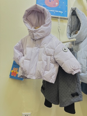 女童小童羽绒服秋冬款洋气极寒保暖抗寒零下保暖款加厚966001