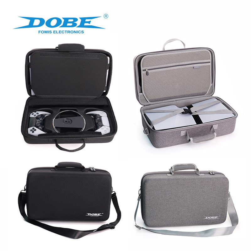 PS5pro主机多功能收纳包PS5slim游戏机通用手提硬包EVA拉链保护包