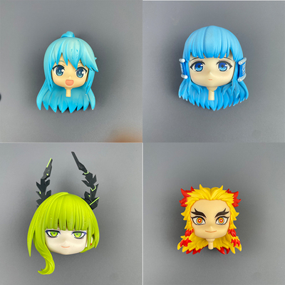 日版GSC粘土人 阿库娅 龙葵蓝 寿郎 黑岩射手 头发配件 正版散货