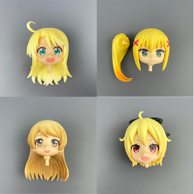 日版GSC粘土人 姬坂乃爱 达克妮斯 菲鲁特 爱丽丝 头发配件散货