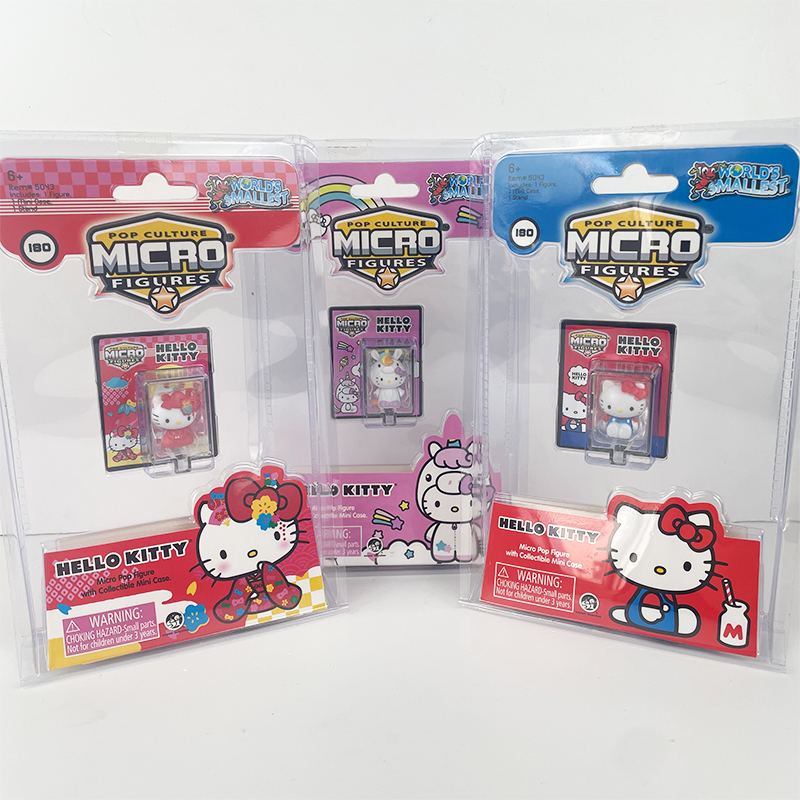 正版现货 HelloKitty微缩迷你挂件 凯蒂猫公仔 kt猫挂卡 摆件