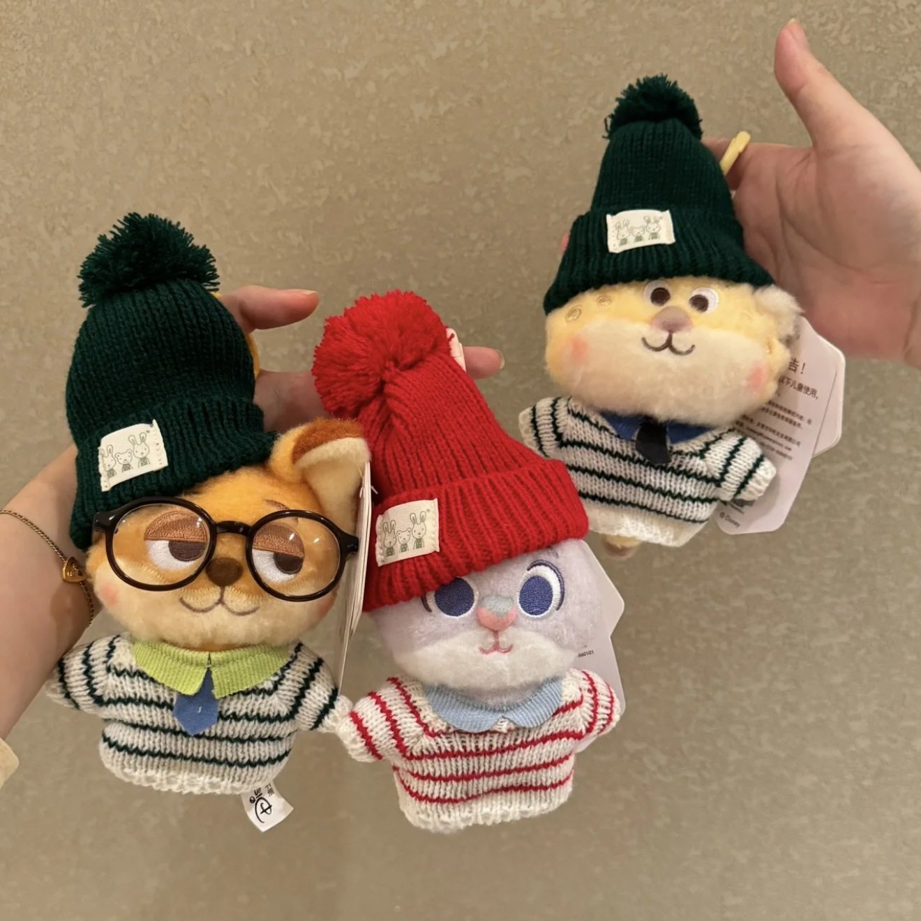 疯狂动物城狐尼克兔朱迪包挂件