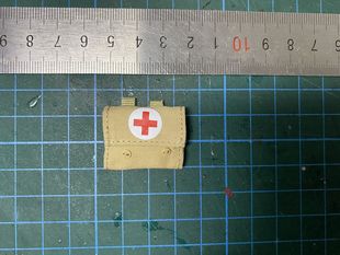 1：6兵人12寸可动人偶配件WWII布质卫生标小包