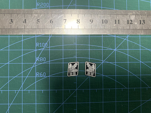 1/6兵人玩偶配件布质标-S 军衔领章升级立体版一对价