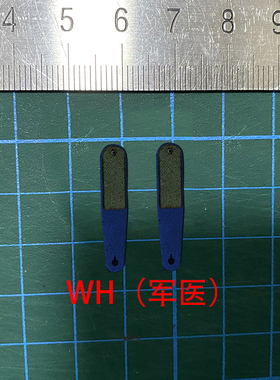 1/6兵人玩偶配件-WWII 德-SS/WH暗蓝色军医兵种各阶布质肩章