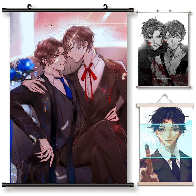 全球高考/木苏里/游惑/秦究动漫挂画海报装饰画布艺卷轴来图定制