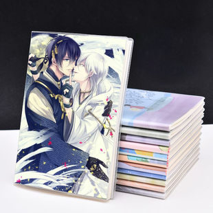刀剑乱舞动漫周边套胶笔记本手帐本三日月宗近小狐丸男女礼物文具