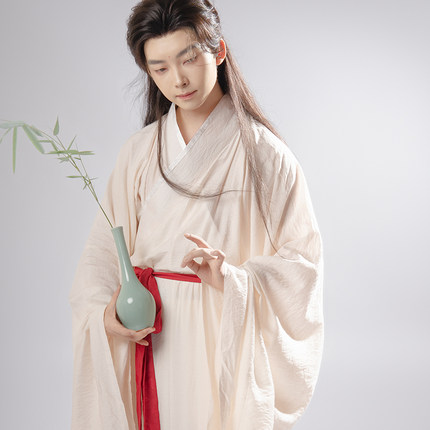 惜物国风 宋制汉服天丝棉交领内搭直袖贴里长衫日常服打底衫贴里