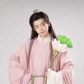 惜物国风 宋制汉服圆领袍天丝棉素色直袖 宋圆领单摆日常百搭