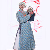 唐圆领缺胯袍日常休闲款 惜物国风 明制汉服蓝色格子交领打褶长衫